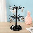 thumbnail image 4 of 2 Tier Jewelry Rack, Rotating Jewelry Display Stand, Necklace Holder Rack Fashion Counter Jewelry Tree Stand, Adjustable ABS Jewelry Holder, 4 of 6