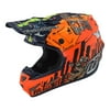 Troy Lee Designs SE4 Composite Baja Helmet (XX-Large, Orange)