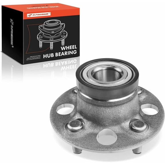 A-Premium Wheel Hub and Bearing Assembly with ABS Compatible with Honda Fit 2007-2014 Insight 2010-2014 L4 1.3L 1.5L Rear Driver or Passenger Side