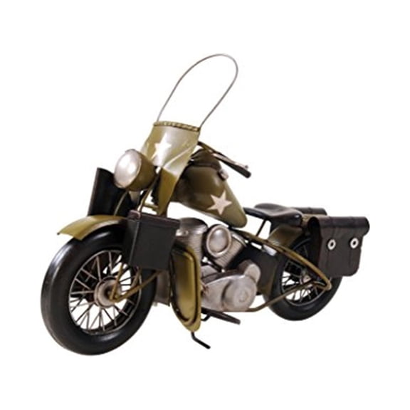 1942 Yellow Motorcycle 1:12