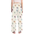 thumbnail image 3 of FORMRS Women's Pajama Pants with Pockets Soft Comfy Loungewear Sleep Bottom, Sizes S-2XL, Colorful Cartoon Planes Pattern, 3 of 8