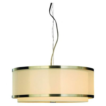 trend lighting corp lux 3 light drum pendant walmart com