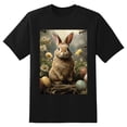 thumbnail image 2 of Plus Size Shirt for Women Black Tops for Women Short Sleeves Shirt for Women Easter T Shirt Crewneck Shirt for Women XL, 2 of 5