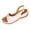 White, variant on Wedge Sandals for Women Comfortable Soft Sole Non Slip Walking Sandal Faux Leather Sling Back Dress Shoes Black Size 8.5