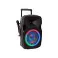 thumbnail image 3 of 12" Pro Audio Indoor Outdoor Ultra Powerful DJ Bluetooth 3000W Watts Peak, 12" Inch Woofer, Rollable Trolley Speaker with Built in Media Player, FM Radio Tuner, USB, SD Card Rechargeable, 3 of 8