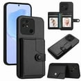 thumbnail image 3 of FOXDOCK Case for Xiaomi Redmi 10C RFID-Blocking Card Holder - Stylish Button Closure Design, 3 of 4