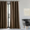 thumbnail image 5 of Copper Brown Grommet Blackout Faux Silk Taffeta Curtain (1 Panel), Copper Brown, 50W X 108L, 5 of 7