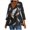 Black, variant on Xihbxyly Women's 3/4 Sleeve Tops Women Tunic Summer Tie Dye Gradient Tunic Tops Button V Neck Tops Loose Comfortable Lightweight Blouse Tops Tshirts Plus Size Tops