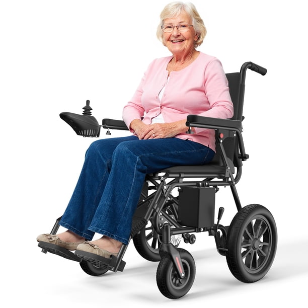 COOLHUT Electric Wheelchair, 20+ Miles Long-Range (350LBS