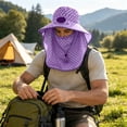 thumbnail image 3 of Anckoeil Solar Charging Fan Sun Hat with Face Cover, Adjustable Breathable Sun Protection Hat for Outdoor Cycling Hiking, 3 of 5