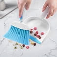 thumbnail image 2 of Mini Broom and Dustpan Set , Small Dustpan and Brush Set , Whisk Broom and Dustpan Set, Small Broom and Dustpan Set for Desk, Home, Kitchen Necessities, Hand Dust pan and Brush Set (Blue), 2 of 8
