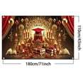 thumbnail image 3 of Danhjin Polyester Background Congrats Grad Backd Grad Backd Graduation Decorations Backd Backdrop, 3 of 6