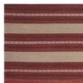 thumbnail image 5 of SAFAVIEH Montauk Jobeth Striped Soft Braided Cotton Area Rug, Red/Ivory, 9' x 12', 5 of 7
