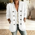 thumbnail image 2 of MaFYtyTPR Women Open Front Denim Jackets Ruffle Casual Long Sleeve Cardigan Tops 2026 Trendy Jean Coat With Pockets Z-White S, 2 of 5