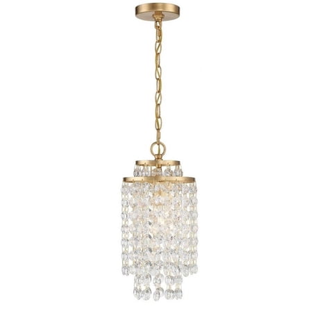 1 Light Chandelier-Antique Gold Finish Bailey Street Home 49-Bel-4543610