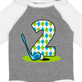 thumbnail image 4 of Inktastic Argyle Golf 2nd Birthday Boys Long Sleeve Baby Bodysuit, 4 of 5