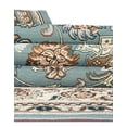 thumbnail image 4 of Unique Loom Outdoor Traditional Collection Area Rug - Wisdom (5' 3" x 8' Rectangle Blue/Ivory), 4 of 9