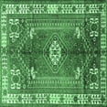 thumbnail image 1 of Ahgly Company Indoor Square Persian Emerald Green Traditional Area Rugs, 5' Square, 1 of 4