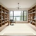 thumbnail image 2 of ODIKA 2'x3' Machine Washable Non-Slip Area Rug, Minimalist Beige High Traffic Rug with Pad, Beige, 1035058, 2 of 8