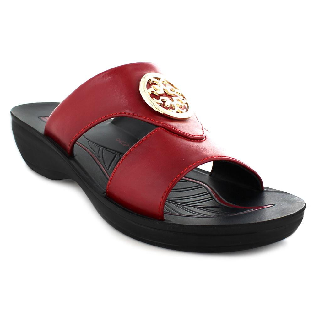 Aerosoft Women's Taboo Open Toe Comfortable Slide Sandals