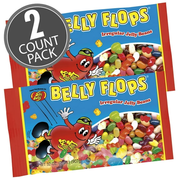 Jelly Belly Belly Flops® Jelly Beans - 2 lb, 2 Pack Bags