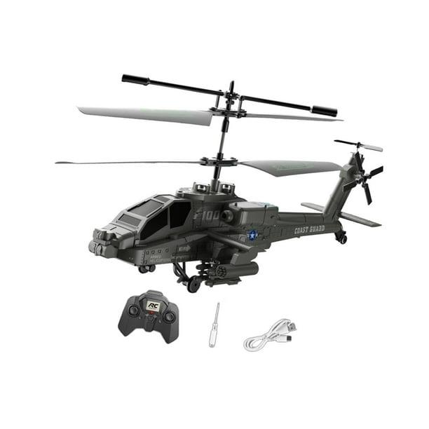 Helicóptero de control remoto Helicóptero RC Avión RC Modelo de avión Giroscopio Verde