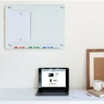 thumbnail image 3 of Magnetic Glass Dry-Erase Whiteboard Set - 30" H x 40" L - Includes Magnets, and Aluminum Marker Tray, 3 of 7