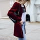 thumbnail image 1 of Puntoco abrigo de mujer moda mujer botón invierno cuello vuelto sólido manga larga prendas de vestir exteriores liquidación de Navidad Puntoco Puntoco-2204, 1 of 6