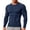 Navy_001, variant on gzxflxpge Men's Compression Shirts Cusual Quick Dry Cozy Breathable Long Sleeve Athletic Workout Tops Slim Fit Stretch Athletic Base Layer Blue XL