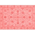 thumbnail image 1 of Ahgly Company Machine Washable Indoor Rectangle Oriental Red Traditional Area Rugs, 7' x 10', 1 of 1
