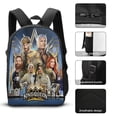 thumbnail image 3 of 3PCS Wres-Tler W-W,E Backpack Set Large Capacity Bookpacks With Lunch Box Pencil Case 17In Backpack Set, 3 of 8