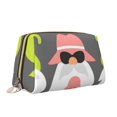 thumbnail image 2 of Gaeub Summer Gnome 1 Printed Travel Cosmetic Bag,Makeup Bag, Large Capacity Toiletry Bag for Women, Portable Pouch Make Up Organizer with Zipper and Divider, 2 of 8