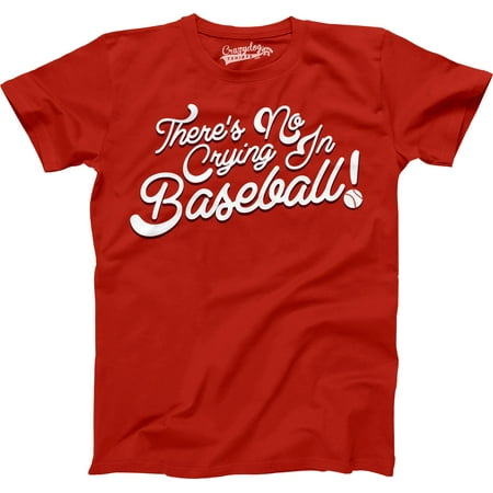 No Crying In Baseball T Shirt Funny 80s Shirts Retro Sports League Tee