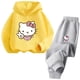 thumbnail image 2 of Traje deportivo de ocio para niñas de 3 a 14 años de Hello Kitty, serie de dibujos animados Kawaii, moda de otoño e invierno, 2 of 4