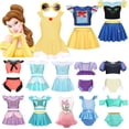 thumbnail image 2 of Disney-Conjunto de vestido de baño de princesa para niña, bañador de Minnie Mouse, Blancanieves, 2 piezas, 2 of 5