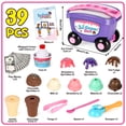 thumbnail image 2 of Set de juego Torlam Ice Cream Cart Playset, juguete de comida para niños, 2 of 7