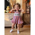 thumbnail image 4 of RUINIXCW Newborn Baby Girl Halloween Outfit Smocked Romper Dress Infant Baby Girls Summer Fall Clothes Pumpkin Spider Embroidery Sleeveless Dress Playsuit, 4 of 8