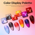 thumbnail image 6 of modelones Color Changing Gel Nail Polish Set, 6 Colors Temperature Changing Mood Red Black Blue Glitter Gel Polish Colors Collection Soak Off Christmas Gifts New Year Holiday Salon DIY at Home, 6 of 9