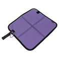 thumbnail image 1 of DYNWAVECA Tapis de Sol Imperméable 600D Oxford Compact avec Cintre Réutilisable 13.7x12.2x0.4 Pouces Portable pour Accessoires Extérieurs Violet, 1 of 10