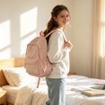 thumbnail image 2 of Lightweight Back to School Bag,Unisex Backpack,Zipper Multi-compartment,Adjustable Shoulder Strap,Everyday Carry on Travel Daypack, 2 of 7