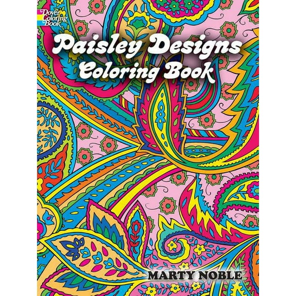 Dover Farms: Paisley Designs Coloring Book (Paperback)