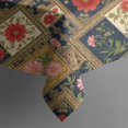 thumbnail image 5 of Pioneer Flower Floral Print Pattern Square Tablecloth, Waterproof Wipeable Spillproof Washable Table Cover for Home Kitchen Party Decor, 60"x60", 5 of 6