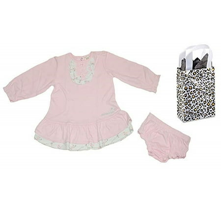 Baby Girls' Dress & Diaper Cover & Bag Gift Set - 18 Months
