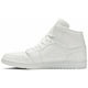 thumbnail image 2 of Ni - ke Air Jordan 1 Mid Men's Triple White 554724-129 Size 12 New W/Box, 2 of 5