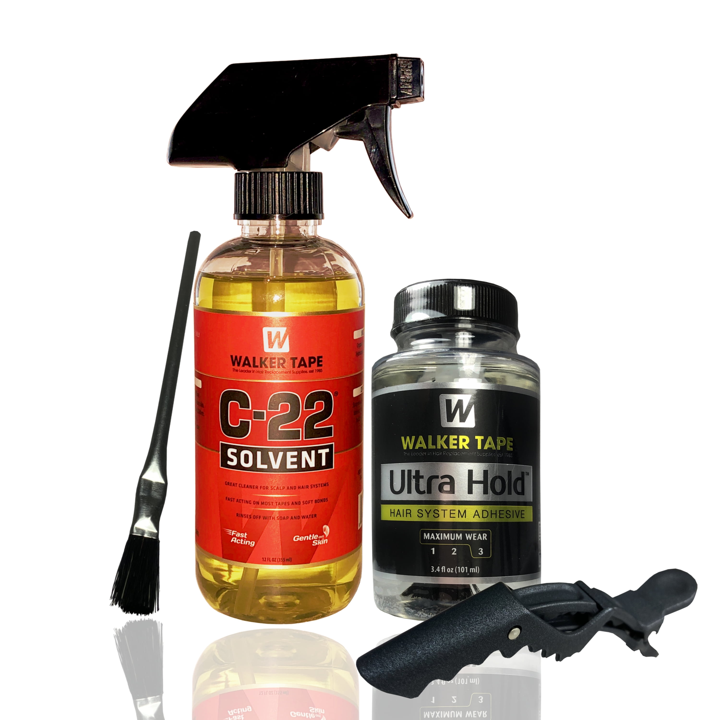 12oz C22 Citrus Solvent Wig Glue Remover & 3.4oz Ultra Hold Hair System