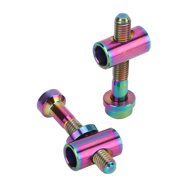 Tornillo para tija de sillín de bicicleta Jadeshay 2 piezas Aleación de titanio M5x30mm