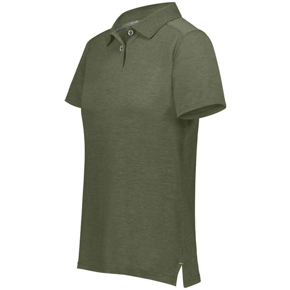 Holloway Sportswear S Womens Repreve®  Eco Polo Olive Heather 222775
