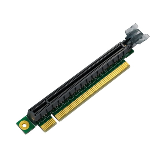 PCIE 90 Degree Right Angled PCIE PCIExpress3.0 X16 to X16 Extenders Protectors Risers Adapters Card for 1U Servers