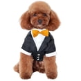 thumbnail image 1 of Pet Black Wedding Coat Otoño Invierno Ropa para perros Pet Winter Wedding Dress MFZFUKR l, 1 of 6