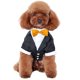 thumbnail image 1 of Chaqueta de boda negra para mascotas Ropa para perros de otoño e invierno Vestido de boda de invierno para mascotas 880, 1 of 6